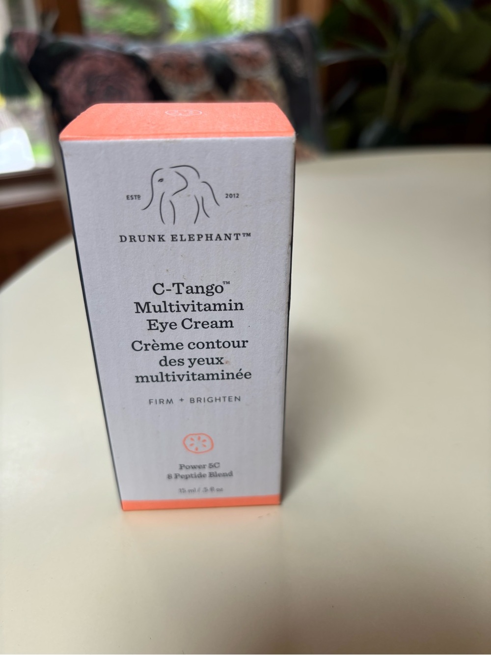 Drunk Elephant C-Tango Multivitamin Eye Cream — White & Coral Box